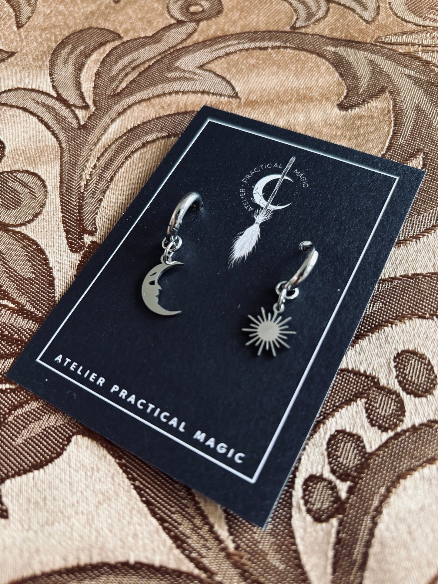Moon & Sun earring