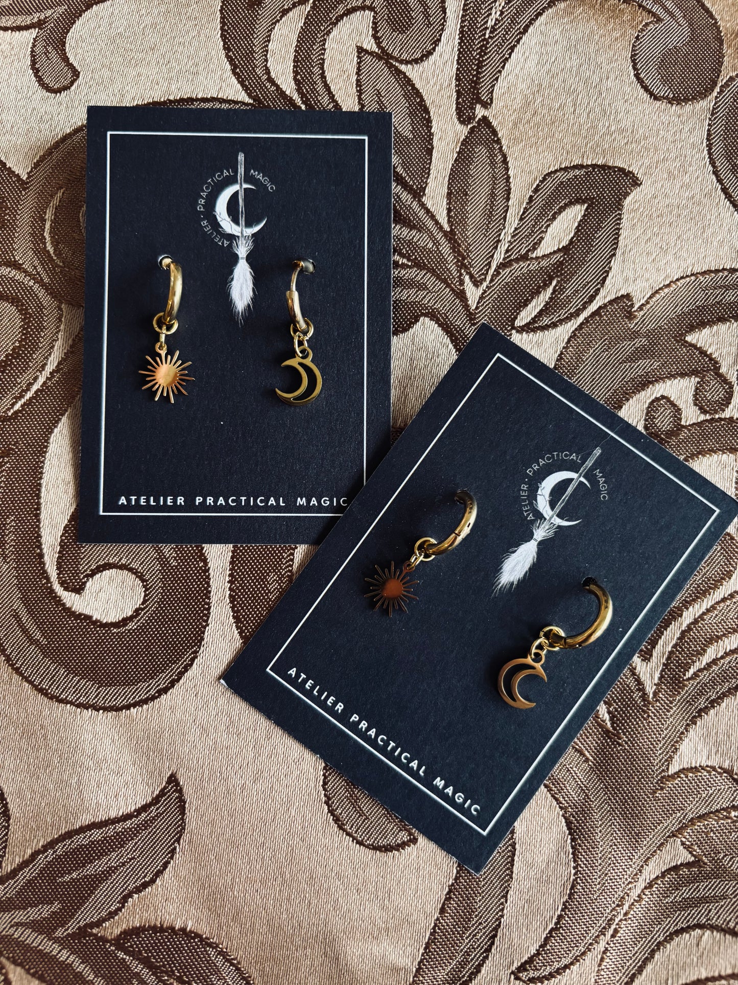 Moon & Sun earring