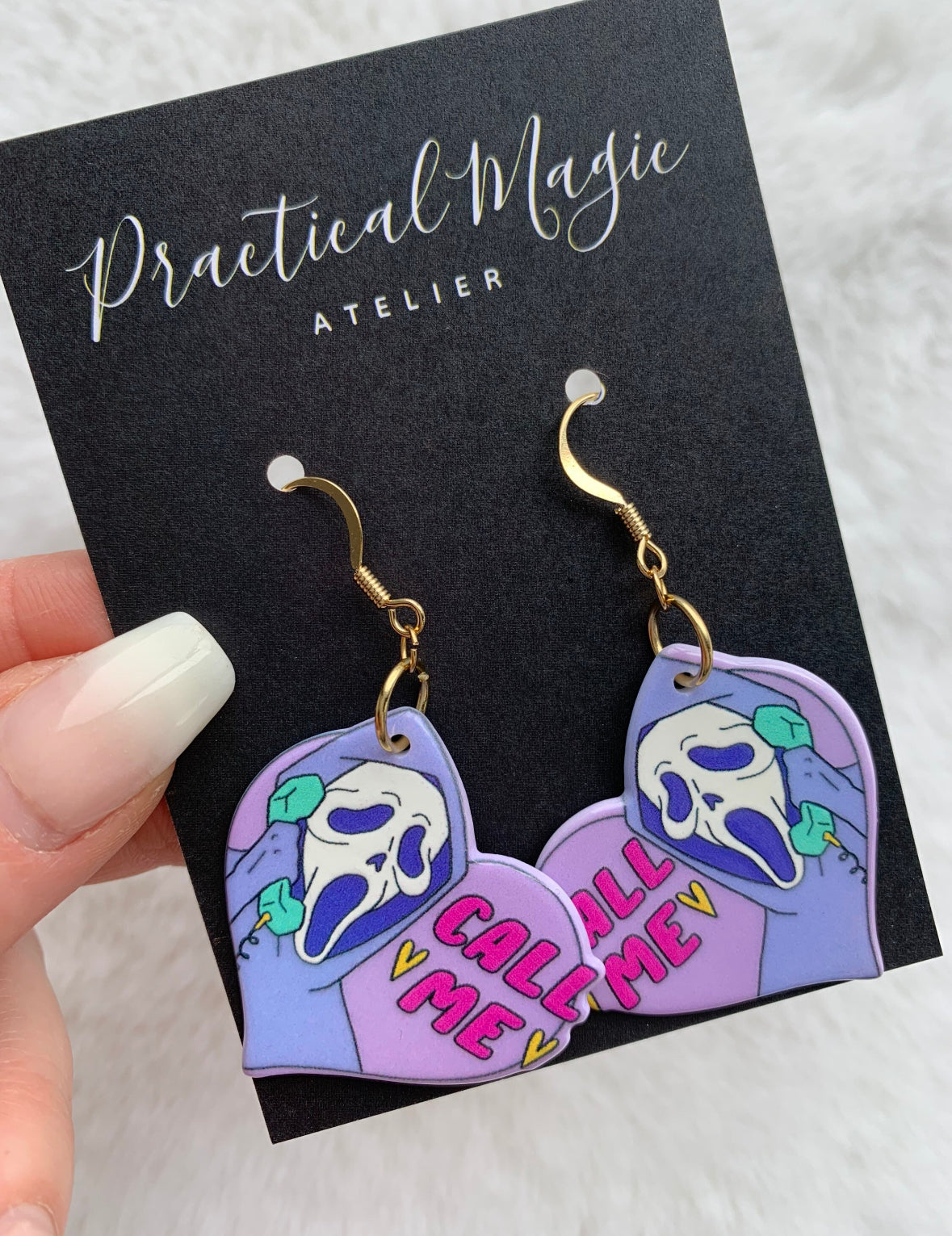 Spooky earrings